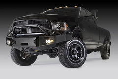 Fab Fours Premium Heavy Duty Winch Front Bumper, Pre-Runner Guard, 2-Stage Black Powder Coat DR10-A2952-1