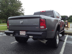 Fab Fours Elite Rear Bumper, 2-Stage Black Powder Coat DR10-U2950-1