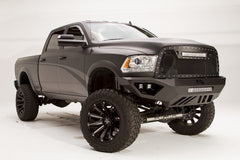Fab Fours Vengeance Front Bumper, No Guard, 2-Stage Black Powder Coat DR10-V2951-1