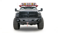 Fab Fours Matrix Front Bumper, No Guard, 2-Stage Black Powder Coat DR10-X2951-1