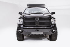 Fab Fours Vengeance Front Bumper, No Guard, 2-Stage Black Powder Coat DR13-D2951-1