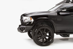 Fab Fours Vengeance Front Bumper, No Guard, 2-Stage Black Powder Coat DR13-D2951-1