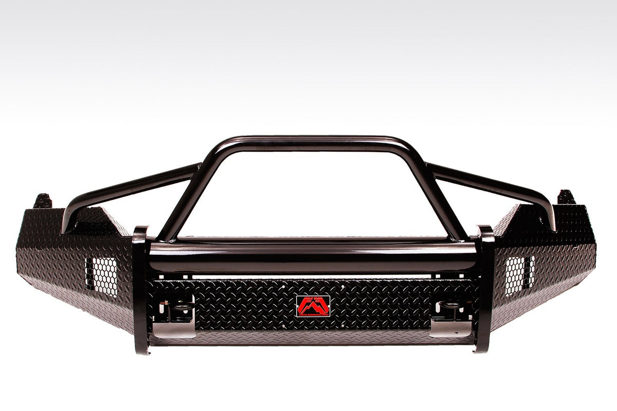 Fab Fours Black Steel Front Bumper, Pre-Runner Guard, 2-Stage Black Powder Coat DR13-K2962-1