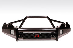 Fab Fours Black Steel Front Bumper, Pre-Runner Guard, 2-Stage Black Powder Coat DR13-K2962-1