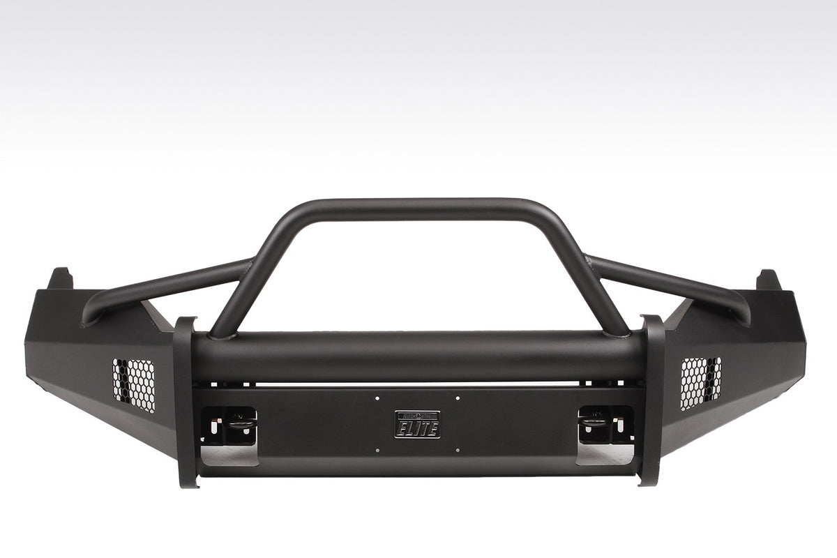 Fab Fours Elite Front Bumper, Pre-Runner Guard, 2-Stage Black Powder Coat DR13-R2962-1