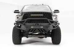 Fab Fours Vengeance Front Bumper, Pre-Runner Guard, Sensor Compatible, 2-Stage Black Powder Coat DR16-V4052-1