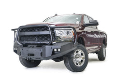 Fab Fours Premium Winch Front Bumper, Full Grill Guard DR19-A4450-1
