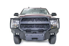 Fab Fours Premium Winch Front Bumper, Full Grill Guard, Bare Steel DR19-A4450-B