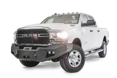 Fab Fours Premium Winch Front Bumper, Full Grill Guard, Bare Steel DR19-A4451-B