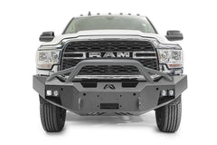 Fab Fours Premium Winch Front Bumper, Pre-Runner Guard, Bare Steel DR19-A4452-B