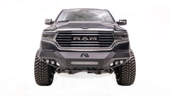 Fab Fours Vengeance Front Bumper, No Guard, 2-Stage Black Powder Coat DR19-D4251-1