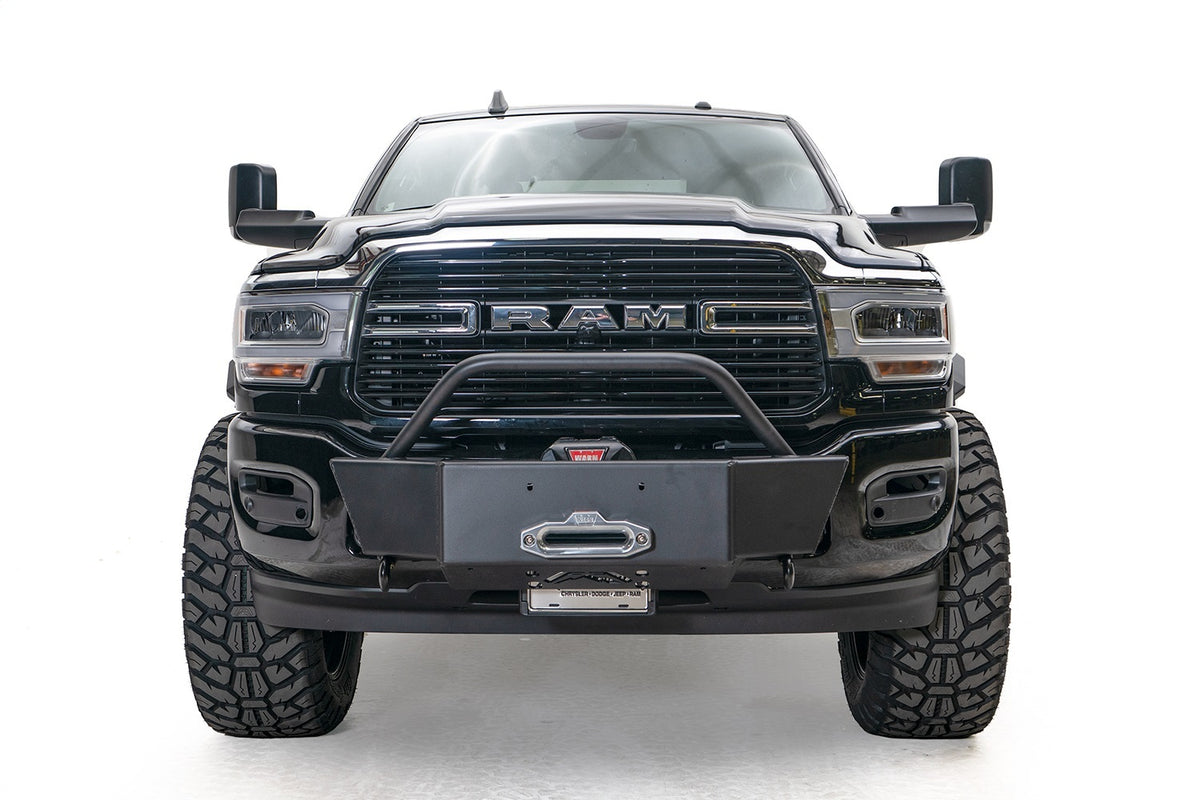 Fab Fours Large Frame Winch Mount, Matte Black Powder Coat DR19-N4460-1