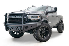 Fab Fours Elite Front Bumper, Full Grill Guard, Black Powder Coat DR19-Q4460-1