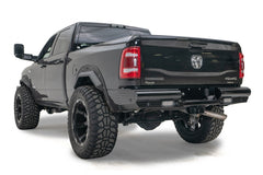 Fab Fours Black Steel Rear Bumper DR19-T4450-1