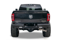 Fab Fours Black Steel Rear Bumper DR19-T4450-1