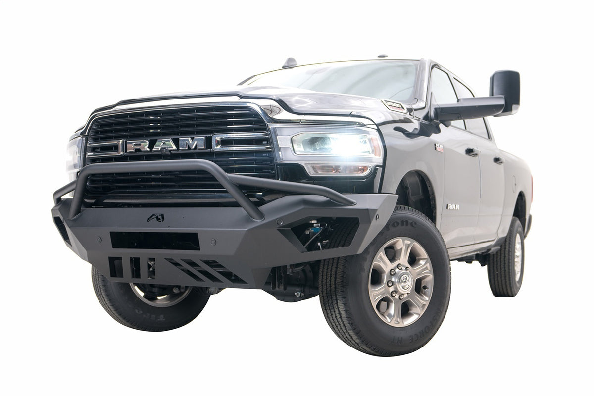 Fab Fours Vengeance Front Bumper, Pre-Runner Guard, Bare Steel DR19-V4452-B