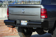 Fab Fours Elite Rear Bumper, 2-Stage Black Powder Coat DR94-U1650-1