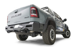 Fab Fours Vengeance Rear Bumper, Sensor Compatible, Matte Black Powder Coat DX21-E4551-1