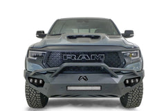 Fab Fours Vengeance Front Bumper, Pre-Runner Guard, Sensor Compatible, Matte Black Powder Coat DX21-V4552-1