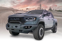 Fab Fours Matrix Front Bumper, No Guard, Sensor Compatible, Bare Steel DX21-X5551-B