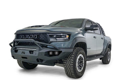 Fab Fours Matrix Front Bumper, Pre-Runner Guard, Sensor Compatible, Bare Steel DX21-X5552-B