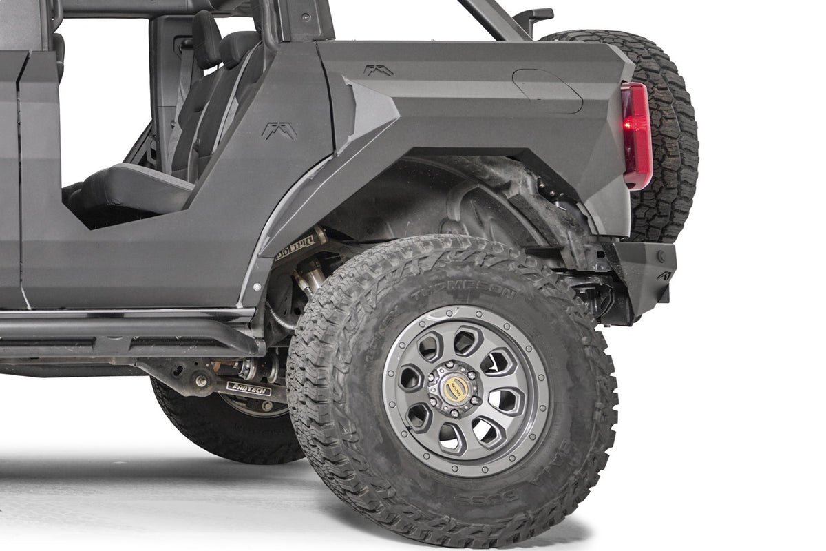 Fab Fours Fender, Matte Black Powder Coat FB2001-1