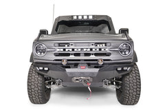 Fab Fours Lifestyle Winch Front Bumper, No Guard, 2-Stage Black Powder Coat FB21-F5251-1