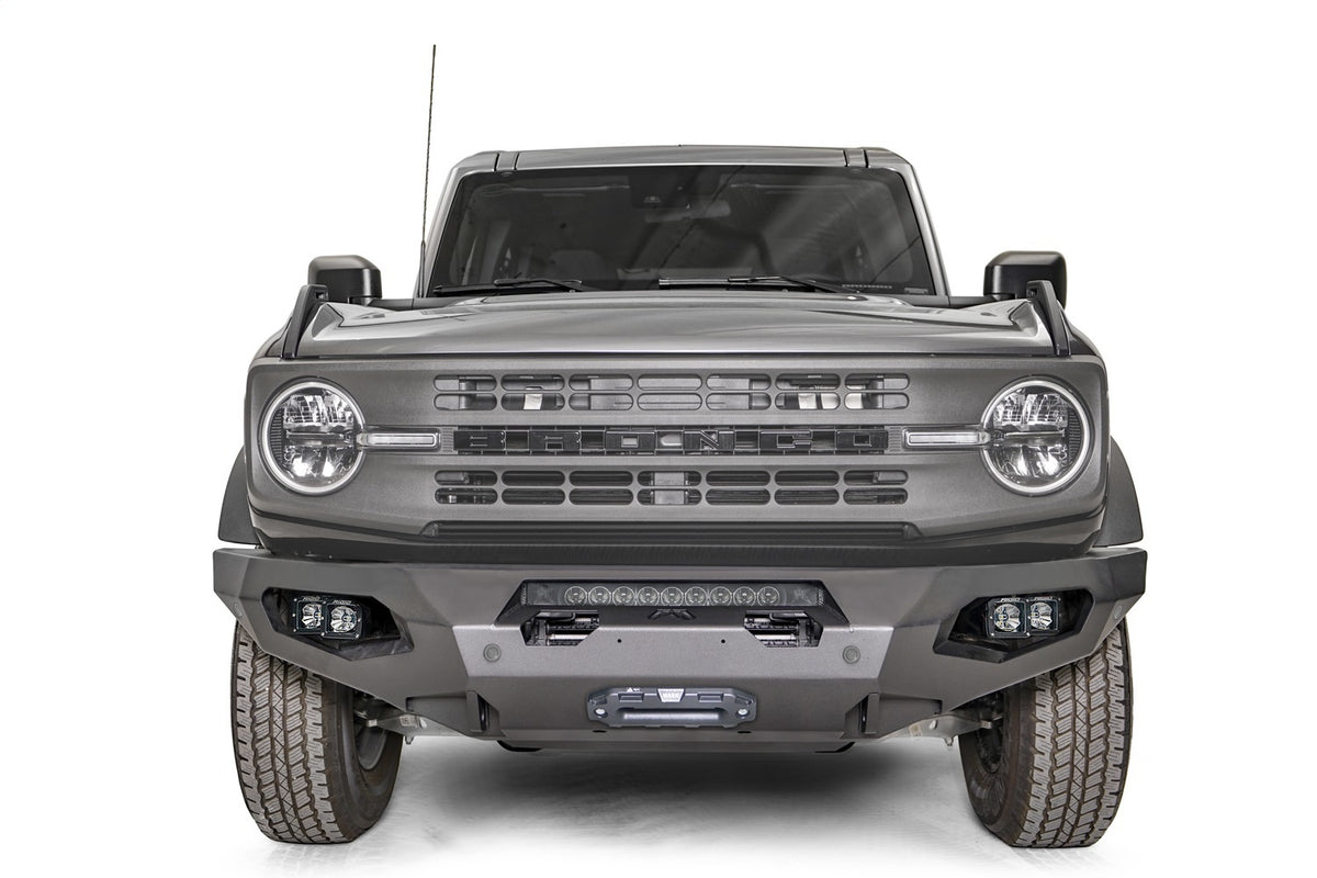 Fab Fours Matrix Front Bumper, No Guard, Bare Steel FB21-X5251-B