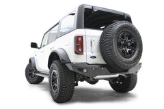 Fab Fours Standard Rear Bumper, 2-Stage Black Powder Coat FB21-Y5252-1