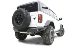 Fab Fours Standard Rear Bumper, 2-Stage Black Powder Coat FB21-Y5252-1