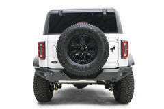 Fab Fours Standard Rear Bumper, 2-Stage Black Powder Coat FB21-Y5252-1