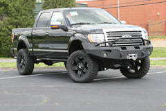 Fab Fours Premium Heavy Duty Winch Front Bumper, Pre-Runner Guard, Bare Steel FF09-H1952-B
