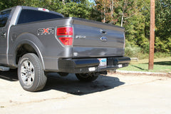Fab Fours Black Steel Ranch Rear Bumper, 2-Stage Black Powder Coat FF09-T1750-1