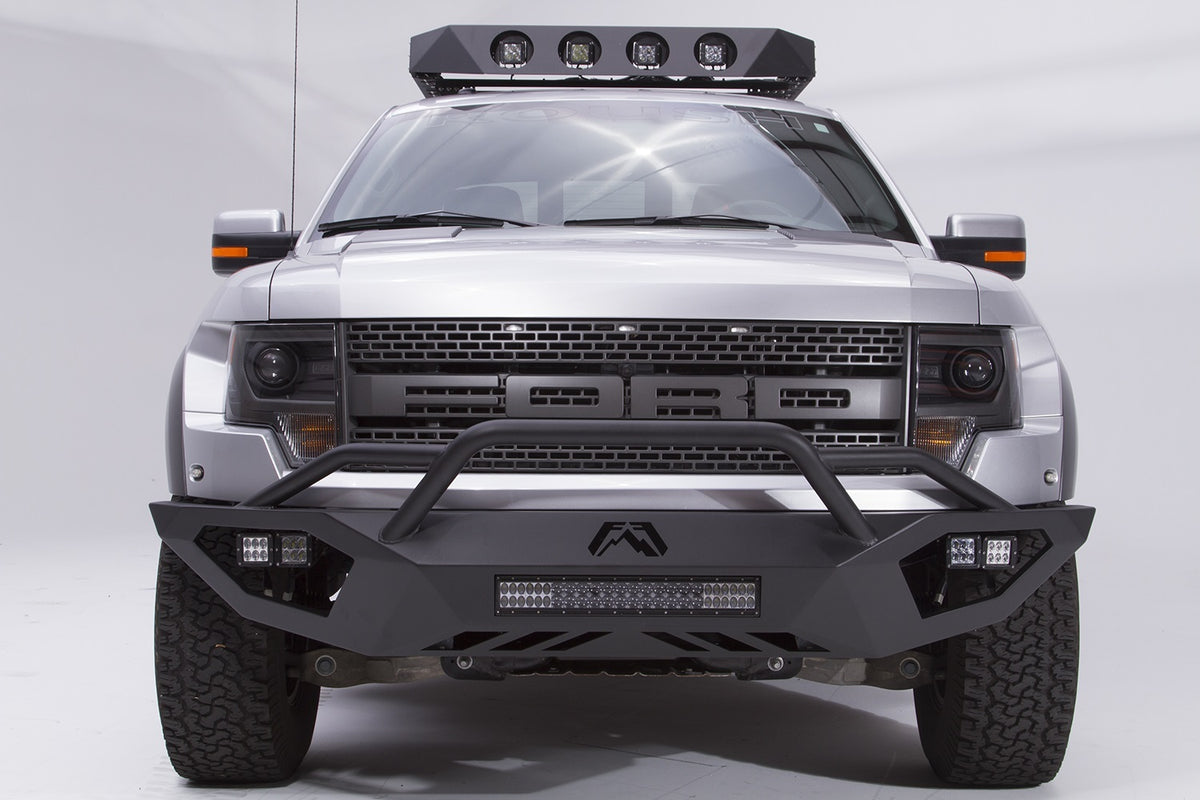 Fab Fours Vengeance Front Bumper, Pre-Runner Guard, 2-Stage Black Powder Coat FF10-D1962-1