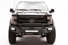 Fab Fours Vengeance Front Bumper, Pre-Runner Guard, 2-Stage Black Powder Coat FF15-D3252-1
