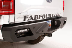 Fab Fours Vengeance Rear Bumper, Sensor Compatible, 2-Stage Black Powder Coat FF15-E3251-1