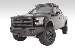 Fab Fours Premium Heavy Duty Winch Front Bumper, Full Grill Guard, 2-Stage Black Powder Coat FF15-H3250-1