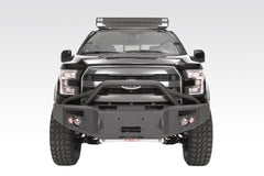 Fab Fours Premium Heavy Duty Winch Front Bumper, Pre-Runner Guard, 2-Stage Black Powder Coat FF15-H3252-1