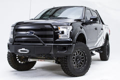 Fab Fours Winch Mount, Full Grill Guard, Black Powder Coat FF15-N3250-1