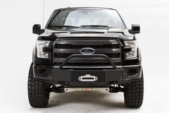 Fab Fours Winch Mount, Full Grill Guard, Black Powder Coat FF15-N3250-1