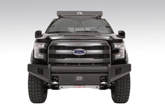 Fab Fours Elite Front Bumper, No Guard, 2-Stage Black Powder Coat FF15-R3251-1