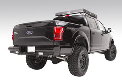 Fab Fours Black Steel Ranch Rear Bumper, 2-Stage Black Powder Coat FF15-T3250-1