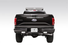 Fab Fours Black Steel Ranch Rear Bumper, 2-Stage Black Powder Coat FF15-T3250-1