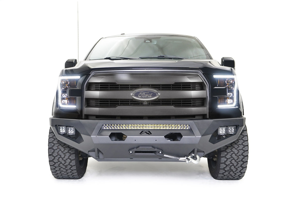 Fab Fours Matrix Front Bumper, No Guard, Bare Steel FF15-X3251-B