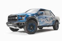 Fab Fours Vengeance Front Bumper, 2-Stage Black Powder Coat FF17-D4351-1