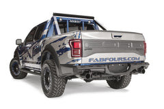 Fab Fours Aero Rear Bumper, 2-Stage Black Powder Coat FF17-E4371-1