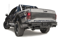 Fab Fours Premium Rear Sensor Bumper, 2-Stage Black Powder Coat FF17-W4351-1
