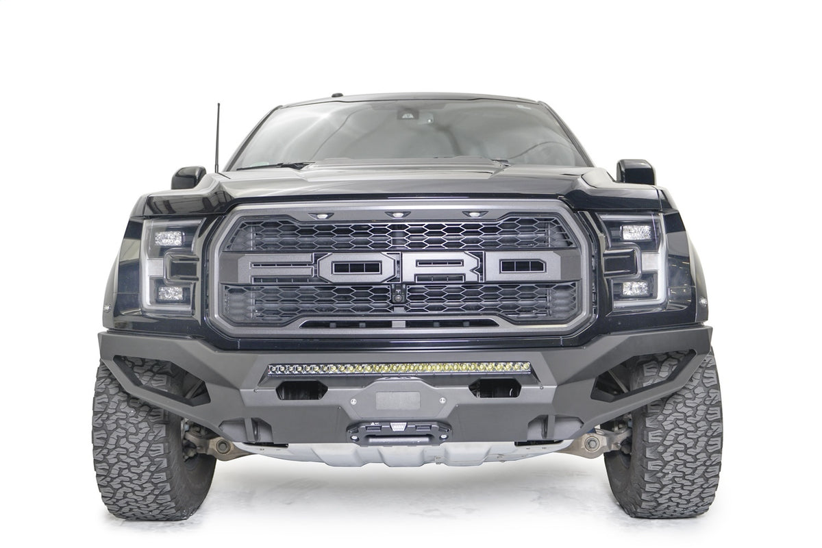 Fab Fours Matrix Front Bumper, No Guard, Bare Steel FF17-X4351-B