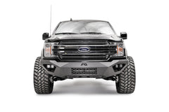 Fab Fours Vengeance Front Bumper, No Guard, 2-Stage Black Powder Coat FF18-D4551-1