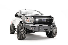Fab Fours Premium Winch Front Bumper, No Guard, 2-Stage Black Powder Coat FF18-H4551-1